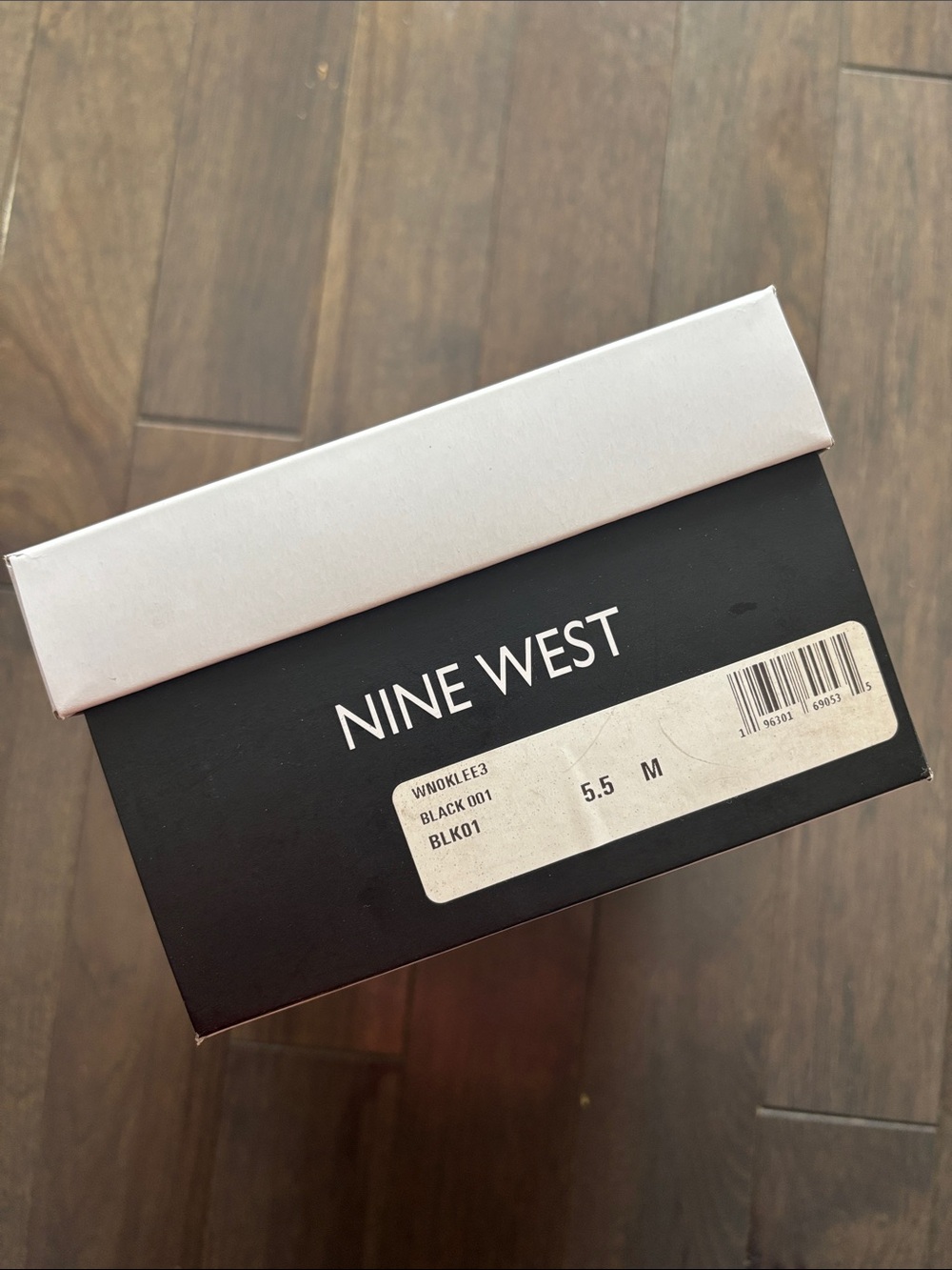 Nine West Black Oklee Platform Slide Wedge Sandals - Chunky Heel - Picture 6 of 7